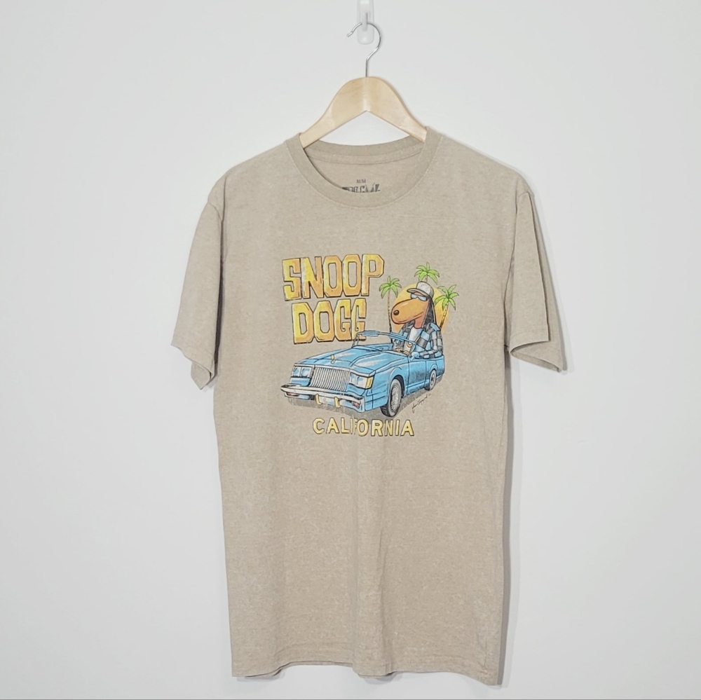 Joe Cool Snoop Dogg California Tan  Cotton Blend Short Sleeve Unisex Size Medium